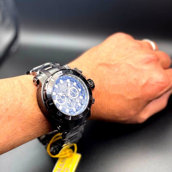 Invicta Coalition Forces 32727 Mens 52mm Black Stainless Chronograph Quartz 100m - Picture 9 of 17